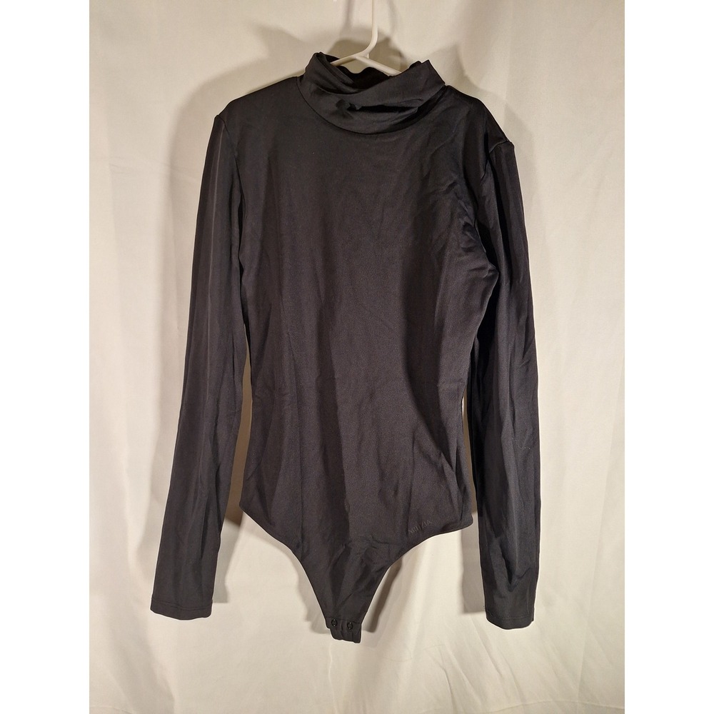Aritzia Babaton Contour Turtleneck Bodysuit‎ Black Long Sleeve Small S Slim Fit
